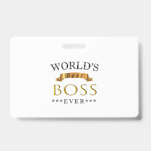 Badge Meilleur patron du monde