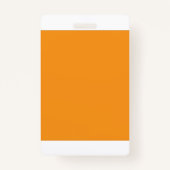 Badge Mélange abstrait d'orange, de rouge et de hurlemen (Dos)