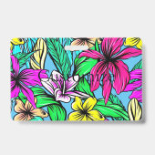 Badge Mélange de fleurs tropicales Thunder_Cove (Arrière)