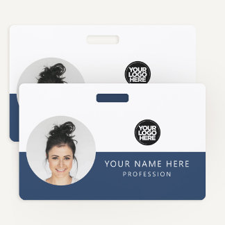Badge Même avant et même arrière | Photo de l'employé, l
