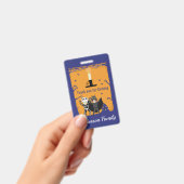 Badge Merci d'anniversaire d'Halloween (Manuel / portable)