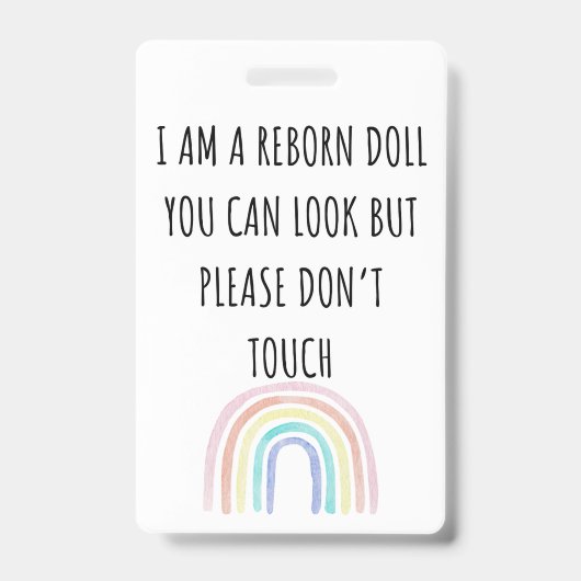 Badge Merci de ne pas toucher l'étiquette de siège auto  (Avant)