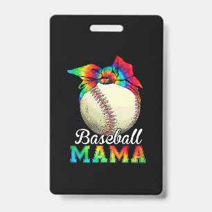 Badge Mère Baseball Mama Anniversaire
