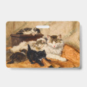 Badge Mère et ses chatons (Arrière)
