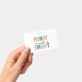 Badge Merry Christmas Classical Unique Minimalist Plain (Manuel / portable)