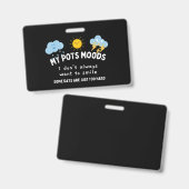 BADGE MES ÉTATS D'ÂME POTS (Avant & arrière)