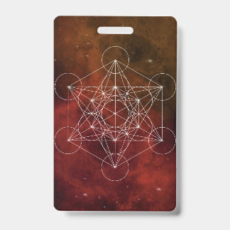 Badge Métatron, chakra, zen, géométrie sacrée, ange
