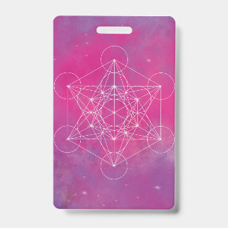 Badge Métatron, chakra, zen, géométrie sacrée, ange