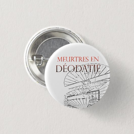 Badge Meurtres en Déodatie (Devant & derrière)