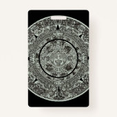 Badge Mexicaine Aztec Sun Stone Maya Calendrier 1 (Dos)