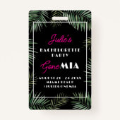 Badge Miami Bachelorette Buy Bride A Drink QR code (Devant)