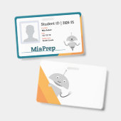Badge MiaPrep (Recto et verso)