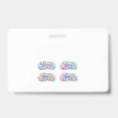 Badge Mignonne Petite Tortue (Arrière)