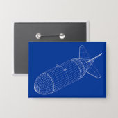 Badge Modèle 3D de bombe à gravité nucléaire (Recto/Verso)