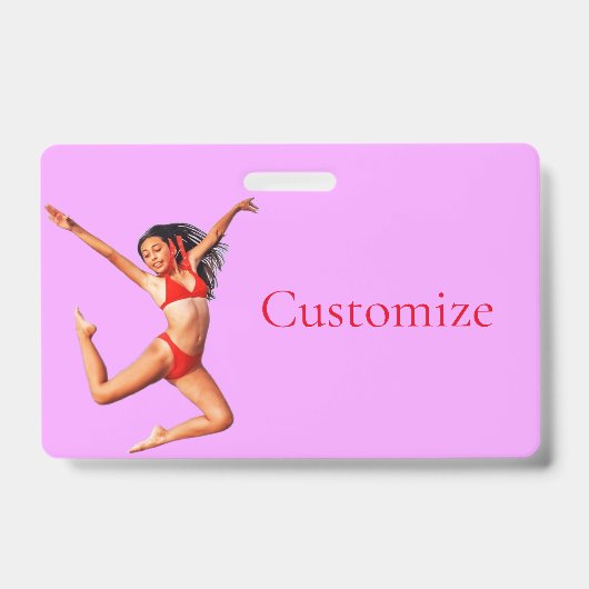Badge Modèle Bikini de danse Thunder_Cove (Avant)