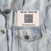 Badge Modèle de boutons de code QR pour votre propre ent (Insitu)