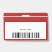 Badge MODÈLE de la centrale d'incendie de la ville (Arrière)