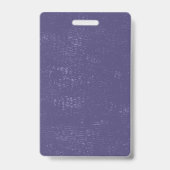 Badge Modèle de logo sur fond bleu foncé Employé Personn (Arrière)