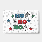 Badge Modèle de Noël Ho-Ho-Ho (Arrière)