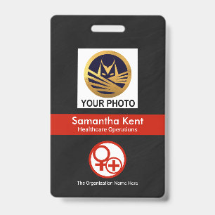 Badge Modèle de photo à rayures rouges Grunge noir pour