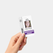 Badge Modèle de photo de caducée d'employé infirmière di (Manuel / portable)