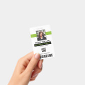 Badge Modèle de photo d'identification professionnelle v (Manuel / portable)