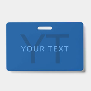 Badge Modèle de texte modifiable pour nom monogrammé etc