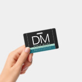 Badge Modèle d'entreprise moderne | Toutes les couleurs (Manuel / portable)