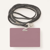 Badge Modèle d'INSIGNE de LANIÈRE personnalisé par (Derrière avec lanière)