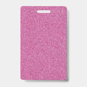 Badge Modèle DIY Strass Rose Clair Texte Personnalisé Ph