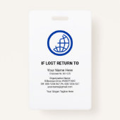 Badge Modèle photo de la colonne de nuances grises (Dos)