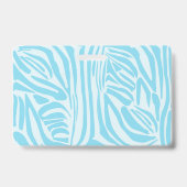 Badge Modèle Zèbre Bleu (Arrière)