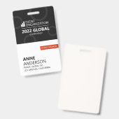 Badge Modern Business Conference Event (Recto et verso)