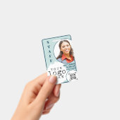 Badge Modern Business Employee Photo Name Card QR code (Manuel / portable)