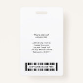 Badge Modern Business Logo Employee Photo ID (Dos)