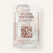 Badge Modern Personal Trainer Fitness Influencer Photo (Dos)