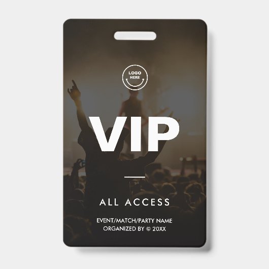 Badge Modern VIP All Access Event Concert Match Party (Avant)