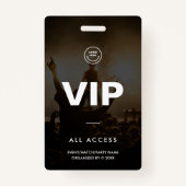 Badge Modern VIP All Access Event Concert Match Party (Devant)