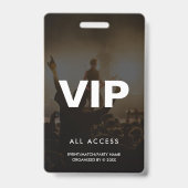 Badge Modern VIP All Access Event Concert Match Party QR (Avant)