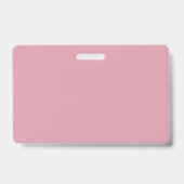 Badge Moderne Chic rose, blanc et noir (Arrière)