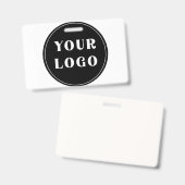 Badge Moderne, Élégant, stylé, & Personnalisable (Avant & arrière)