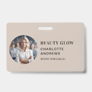 Badge Moderne, Minimal, Photo, Salon