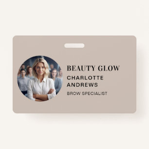 Badge Moderne, Minimal, Photo, Salon