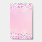 Badge Moderne Pailleté Violet (Imitation) (Arrière)