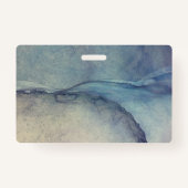 Badge Moi, je te souris derrière ce masque !Abstrait ble (Dos)