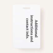 Badge Mon animal de compagnie, Chien est la maison seul  (Dos)