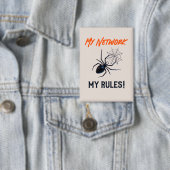 Badge Mon réseau, mes règles Drôle informatique (Insitu)