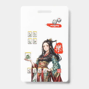 Badge Mon style mahjong