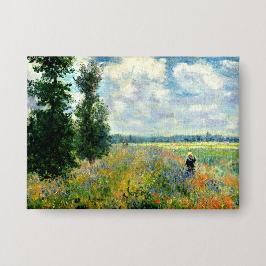 Badge Monet - Poppy Field, Argenteuil (Recto)