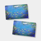 Badge Monet Water Lilies 1906 (Avant & arrière)